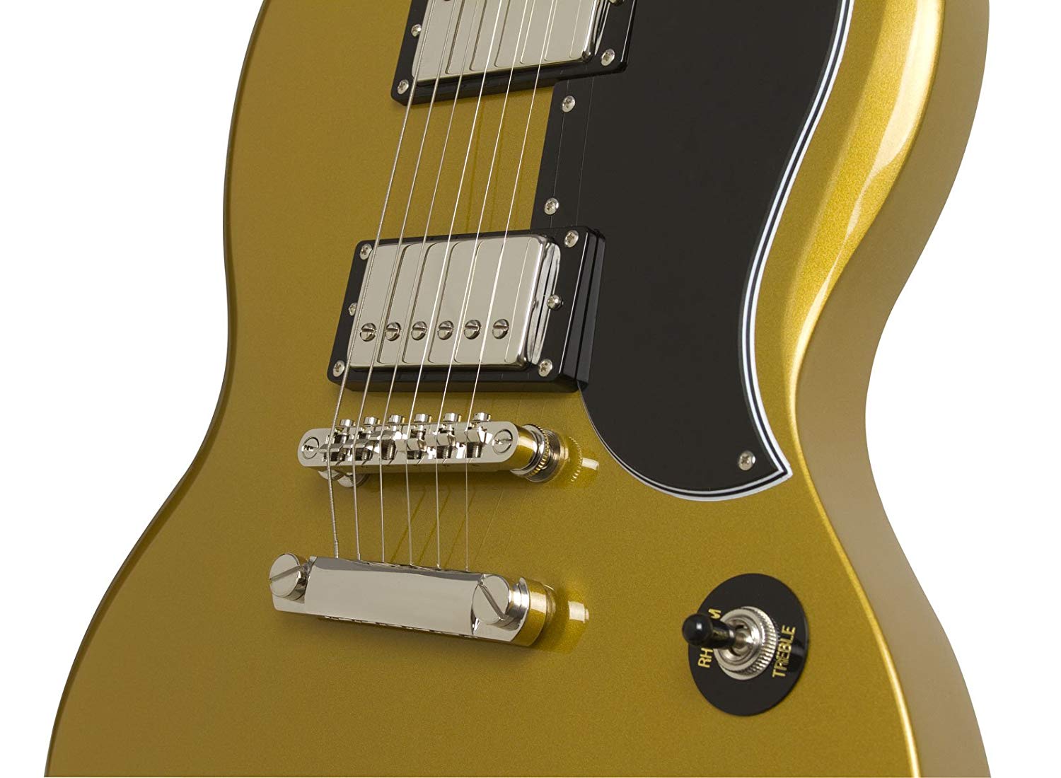 Epiphone G-400 Pro 1961 Ltd 2018 Hh Ht Pf - Metallic Gold - Double cut electric guitar - Variation 3