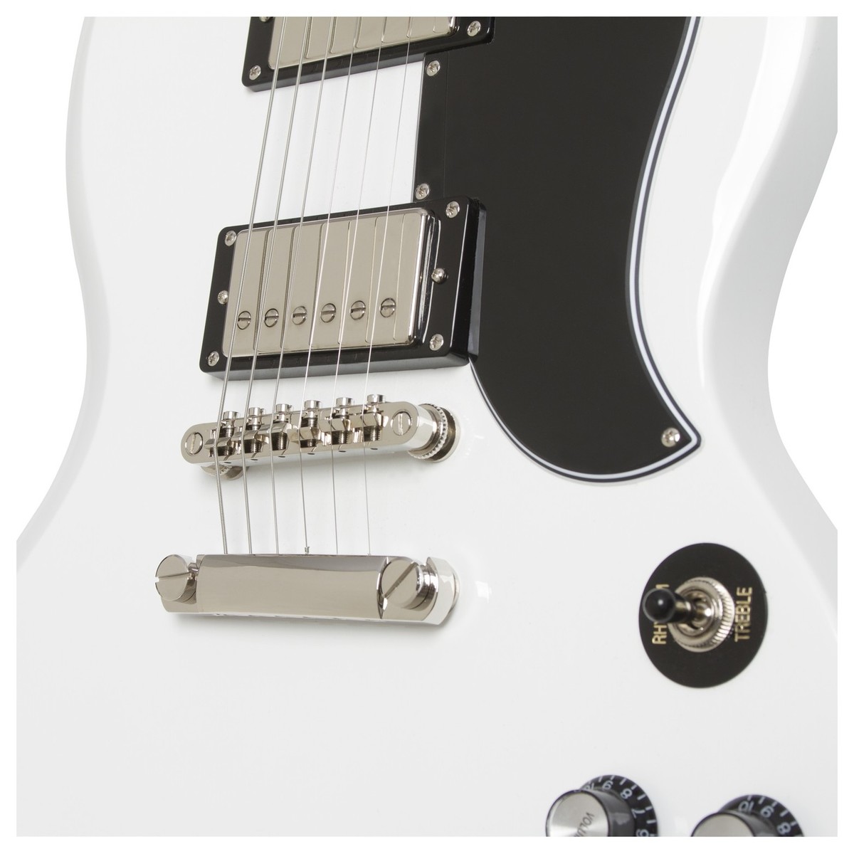 Epiphone G-400 Pro Hh Ht Pf - Alpine White - Double cut electric guitar - Variation 2
