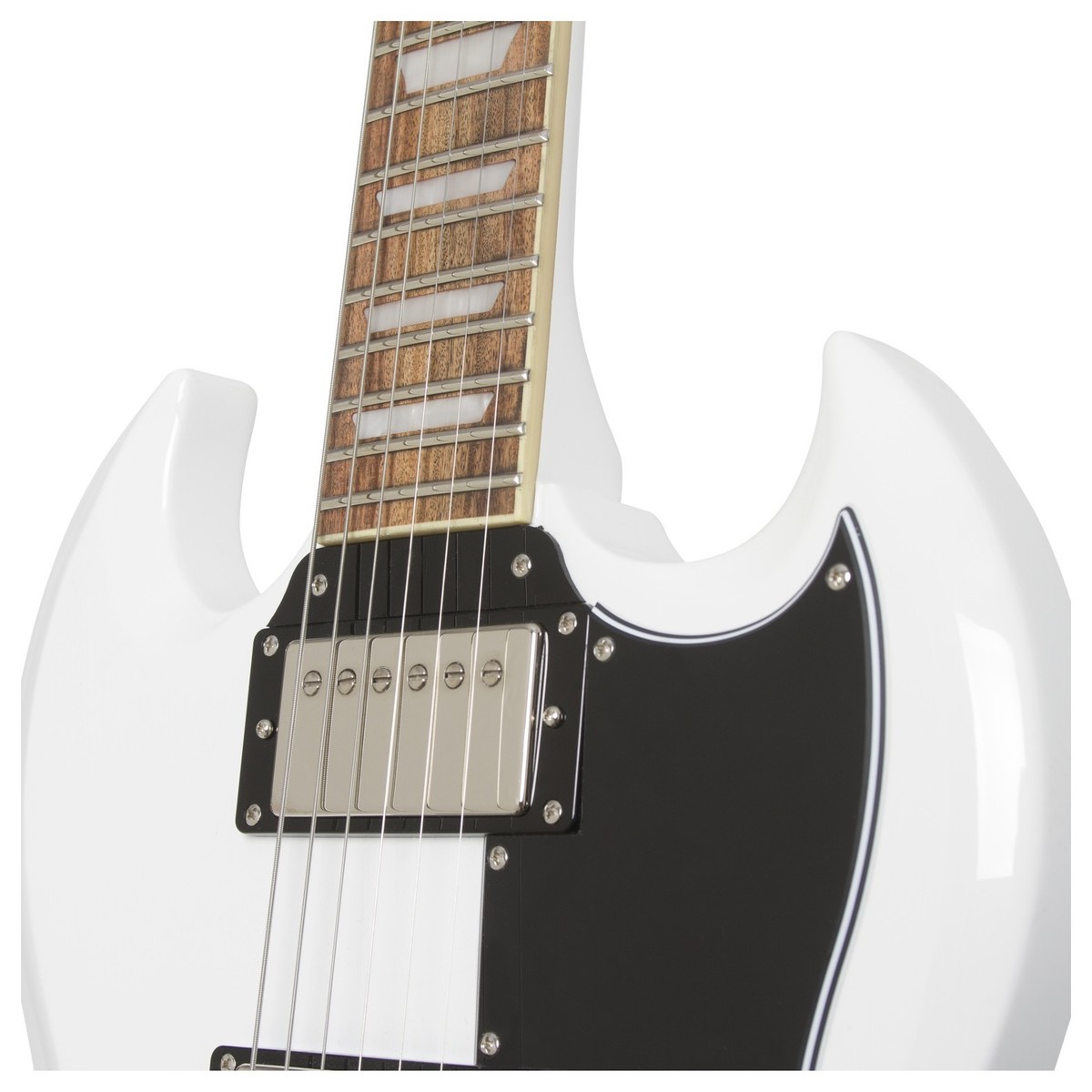 Epiphone G-400 Pro Hh Ht Pf - Alpine White - Double cut electric guitar - Variation 3