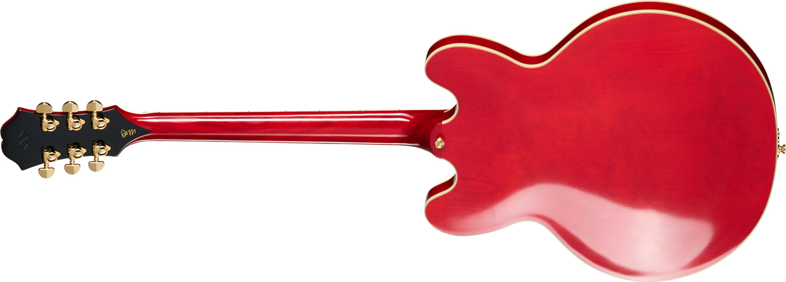 Epiphone Gem Archer Sheraton Masterbilt 2mh Gibson Usa Ht Rw - Cherry Red - Semi-hollow electric guitar - Variation 1