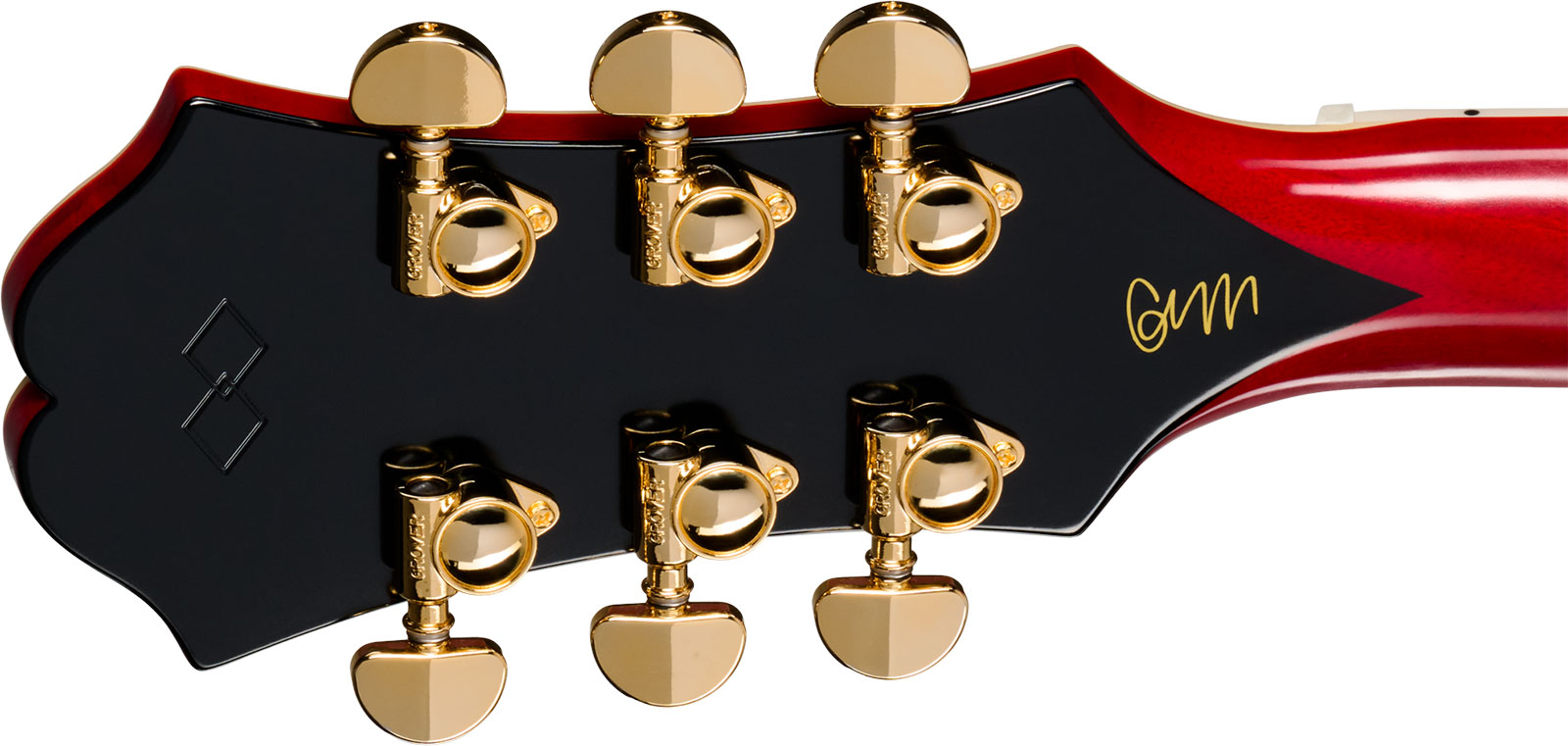 Epiphone Gem Archer Sheraton Masterbilt 2mh Gibson Usa Ht Rw - Cherry Red - Semi-hollow electric guitar - Variation 5