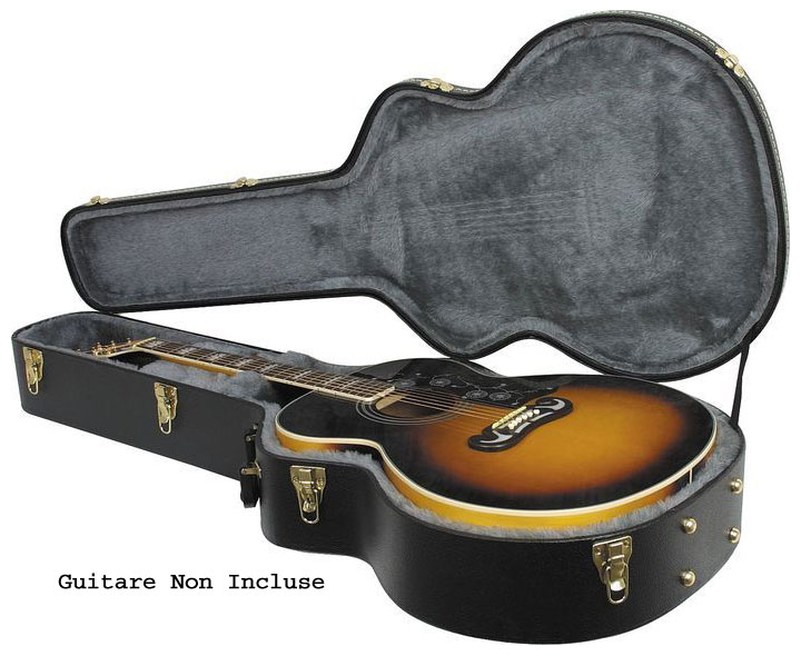 Epiphone Guit. Folk Jumbo Ou Jazz En Forme - Acoustic guitar case - Variation 1