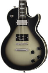 Single cut electric guitar Epiphone Adam Jones Les Paul Custom Julie Heffernans  Self Portrait Rose - Antique silverburst