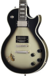 Single cut electric guitar Epiphone Adam Jones Les Paul Custom Mark Ryden's Queen Bee - Antique silverburst