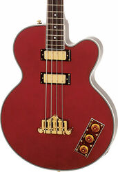 Semi & hollow-body electric bass Epiphone Allen Woody Rumblekat Bass - Wine red