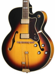 Hollow-body electric guitar Epiphone Archtop Broadway - Vintage sunburst