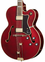Hollow-body electric guitar Epiphone Archtop Broadway - Dark wine red