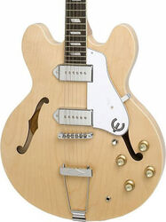 Semi-hollow electric guitar Epiphone Casino - Natural