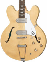 Semi-hollow electric guitar Epiphone Archtop Casino - Natural