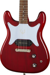 Retro rock electric guitar Epiphone Coronet - Cherry