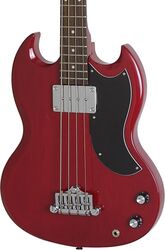 Solid body electric bass Epiphone EB-0 Bass - Cherry