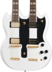 Double neck guitar Epiphone IBG EDS-1275 Doubleneck 6/12-String - Alpine white