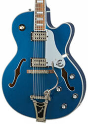 Hollow-body electric guitar Epiphone Emperor Swingster - Delta blue metallic