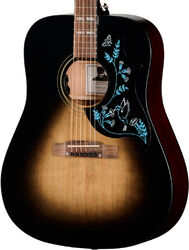 Folk guitar Epiphone Eric Church Hummingbird Dark - Cobra Burst