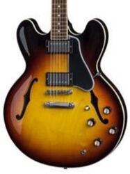 Semi-hollow electric guitar Epiphone Inspired By Gibson ES-335 - Vintage sunburst