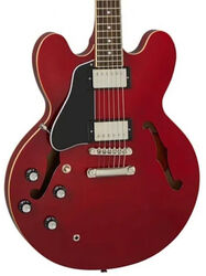Left-handed electric guitar Epiphone Inspired By Gibson ES-335 LH - Cherry