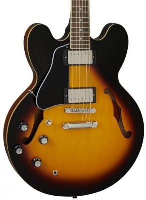 Semi-hollow electric guitar Epiphone Inspired By Gibson ES-335 LH - Vintage sunburst