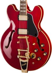 Semi-hollow electric guitar Epiphone Back to the Future ES-345 Ltd - Cherry red