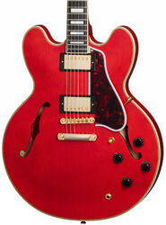 Semi-hollow electric guitar Epiphone Inspired By Gibson 1959 ES-355 - VOS Cherry Red