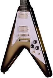 Metal electric guitar Epiphone Dealer Exclusive Flying V - silverburst