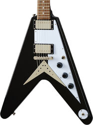 Metal electric guitar Epiphone Flying V - Ebony