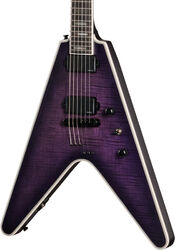 Modern Flying V Prophecy - orchid bloom satin