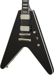 Retro rock electric guitar Epiphone Modern Prophecy Flying V - Black aged