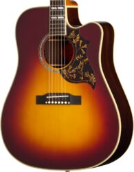 Folk guitar Epiphone Inspired By Gibson Hummingbird Deluxe EC - autumn burst