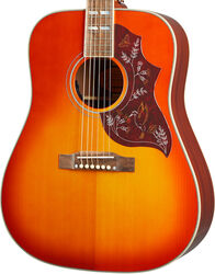 Folk guitar Epiphone Inspired by Gibson Hummingbird - Aged cherry sunburst