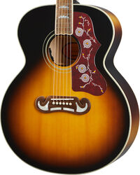 Folk guitar Epiphone Inspired by Gibson J-200 - Aged vintage sunburst