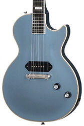 Single cut electric guitar Epiphone Jared James Nichols Blues Power Les Paul Custom - Aged pelham blue