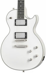 Single cut electric guitar Epiphone Jerry Cantrell Les Paul Custom Prophecy - Bone white