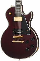 Single cut electric guitar Epiphone Jerry Cantrell Wino Les Paul Custom - Wine red