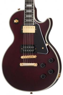 Solid body electric guitar Epiphone Jerry Cantrell Wino Les Paul Custom - Wine red