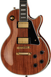 Single cut electric guitar Epiphone Les Paul Custom Koa - Natural