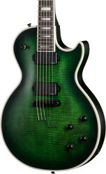 Single cut electric guitar Epiphone Modern Les Paul Prophecy - Forest phantom satin