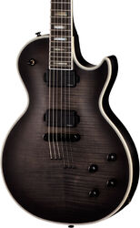 Single cut electric guitar Epiphone Modern Les Paul Prophecy - Obsidian storm satin