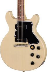 Double cut electric guitar Epiphone IBC 1960 Les Paul Special Double Cut Reissue - TV WHITE