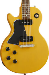 Left-handed electric guitar Epiphone Les Paul Special LH - Tv yellow