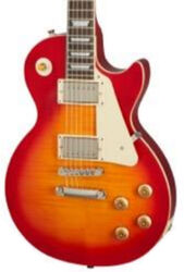 Single cut electric guitar Epiphone 1959 Les Paul Standard Outfit - Aged dark cherry burst