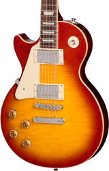 Single cut electric guitar Epiphone IBG Les Paul Standard 50s Figured LH - Washed cherry sunburst