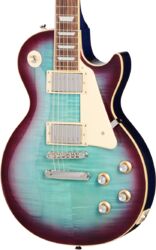 Single cut electric guitar Epiphone Original Les Paul Standard 60s Figured - Blueberry burst