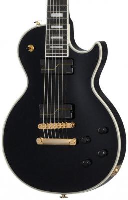 Solid body electric guitar Epiphone Matt Heafy Les Paul Custom Origins 7-String - Ebony
