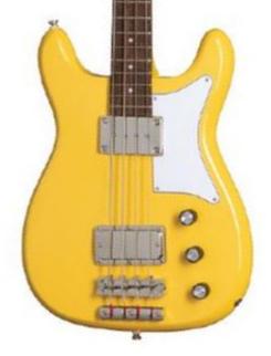 Solid body electric bass Epiphone Newport Bass - Sunset yellow