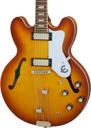 Semi-hollow electric guitar Epiphone Riviera - Royal tan