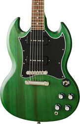 SG Classic Worn P-90 - satin inverness green