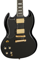 Left-handed electric guitar Epiphone SG Custom LH - Ebony