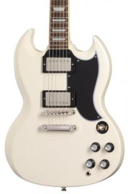 Solid body electric guitar Epiphone 1961 Les Paul SG Standard - Aged classic white