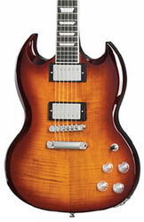 Double cut electric guitar Epiphone Inspired By Gibson SG Modern Figured - Mojave burst
