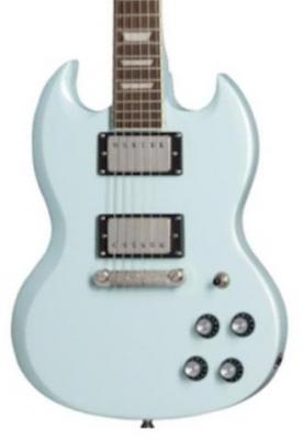 Solid body electric guitar Epiphone Power Players SG - Ice blue